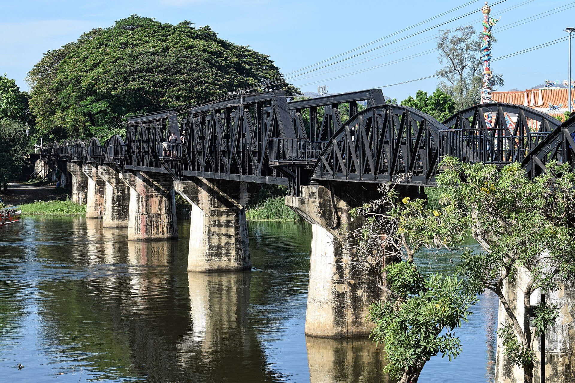 Most na rzece Kwai w Kanchanaburi